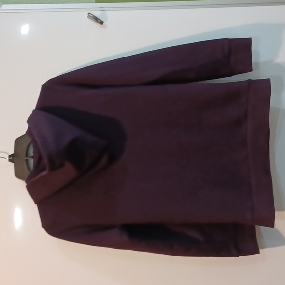 Giuseppe Zanotti Unisex Euro sz 42 (US-wmn/med, men/sm) merlot half zip, hoodie - Picture 7 of 8